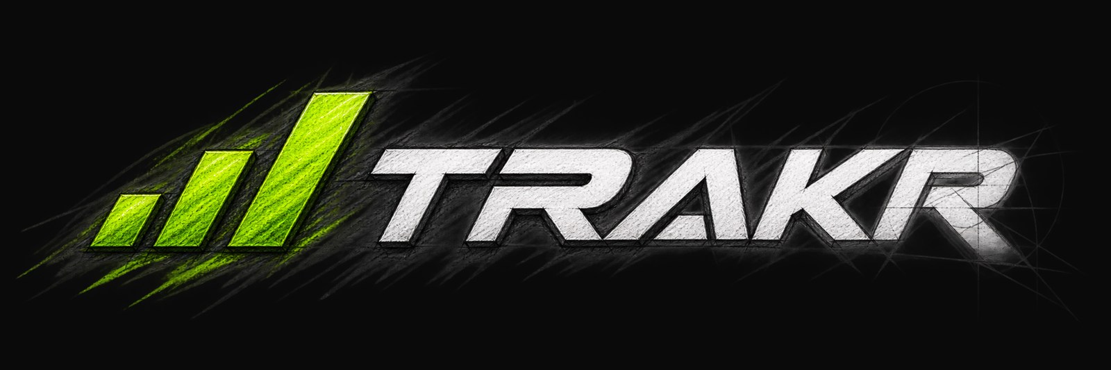 Logo MY TRAKR em construção — do esboço a lápis ao vetor final